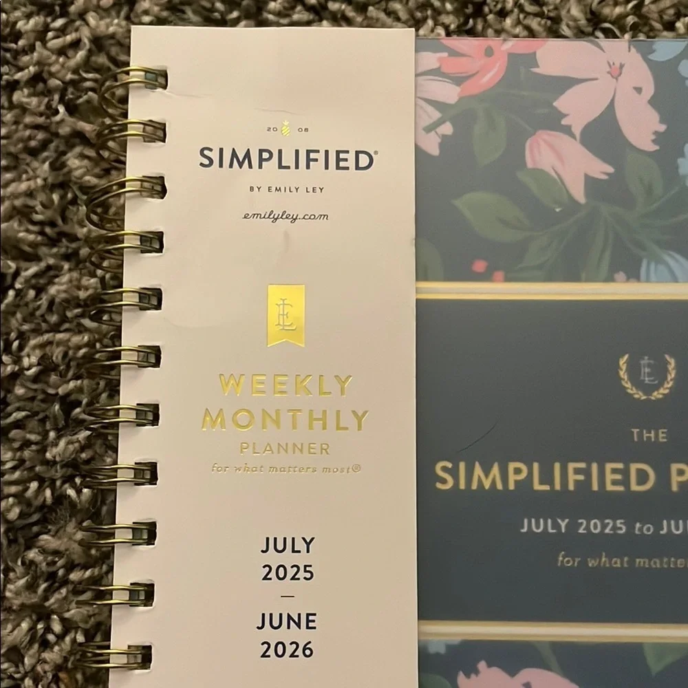 Simplified Planner - Floral Design